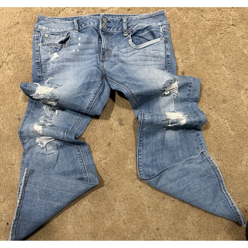 American Eagle Outfitters Women's Blue Boot Cut Jeans
